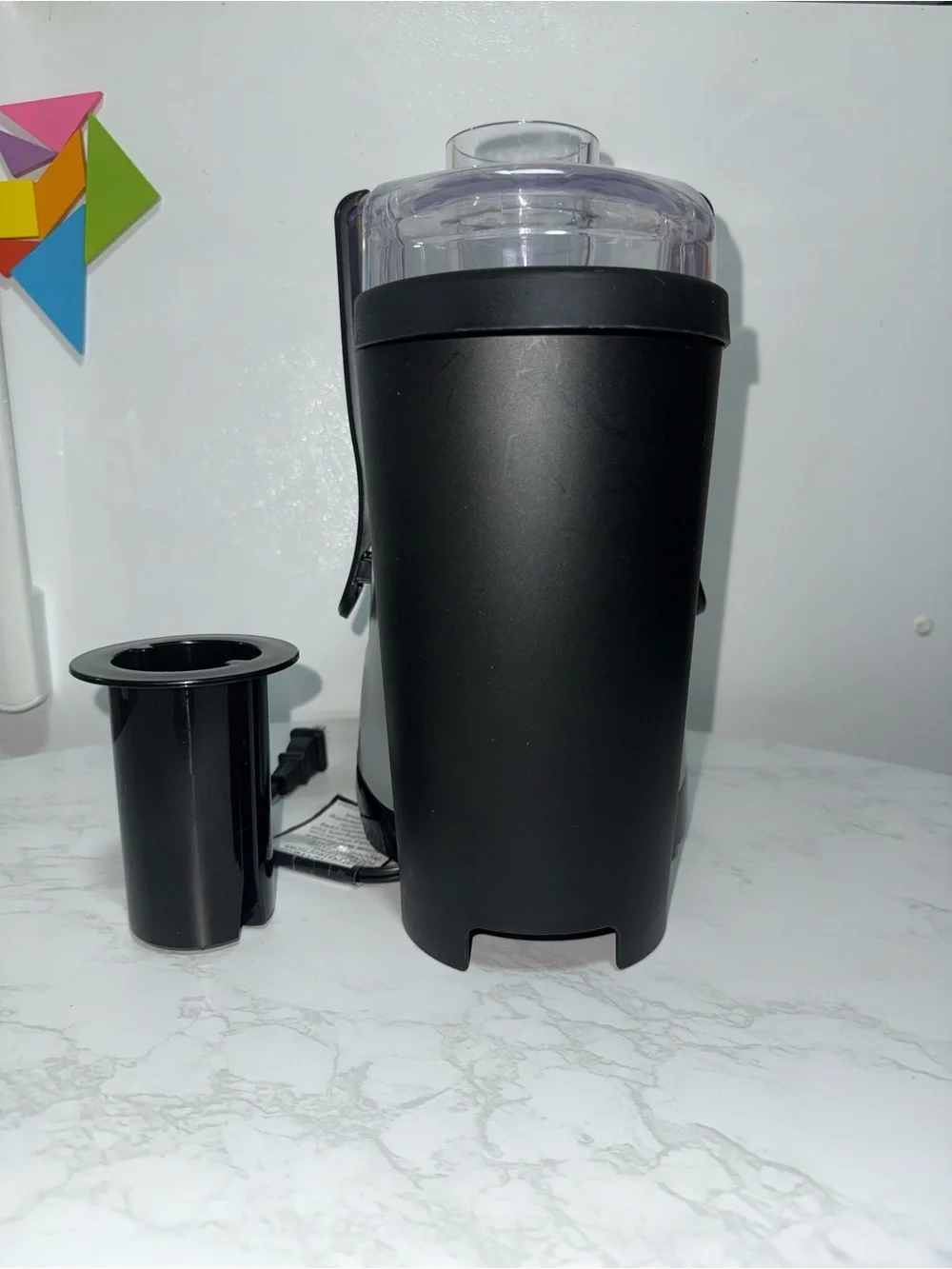 Silver Electric Citrus Juicer - Compact Fresh Juice Maker